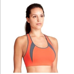 Athleta Stunner Sports Bra - Orange Size Small